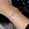 925 Silver Silver Ball Drop Chain Bracelet