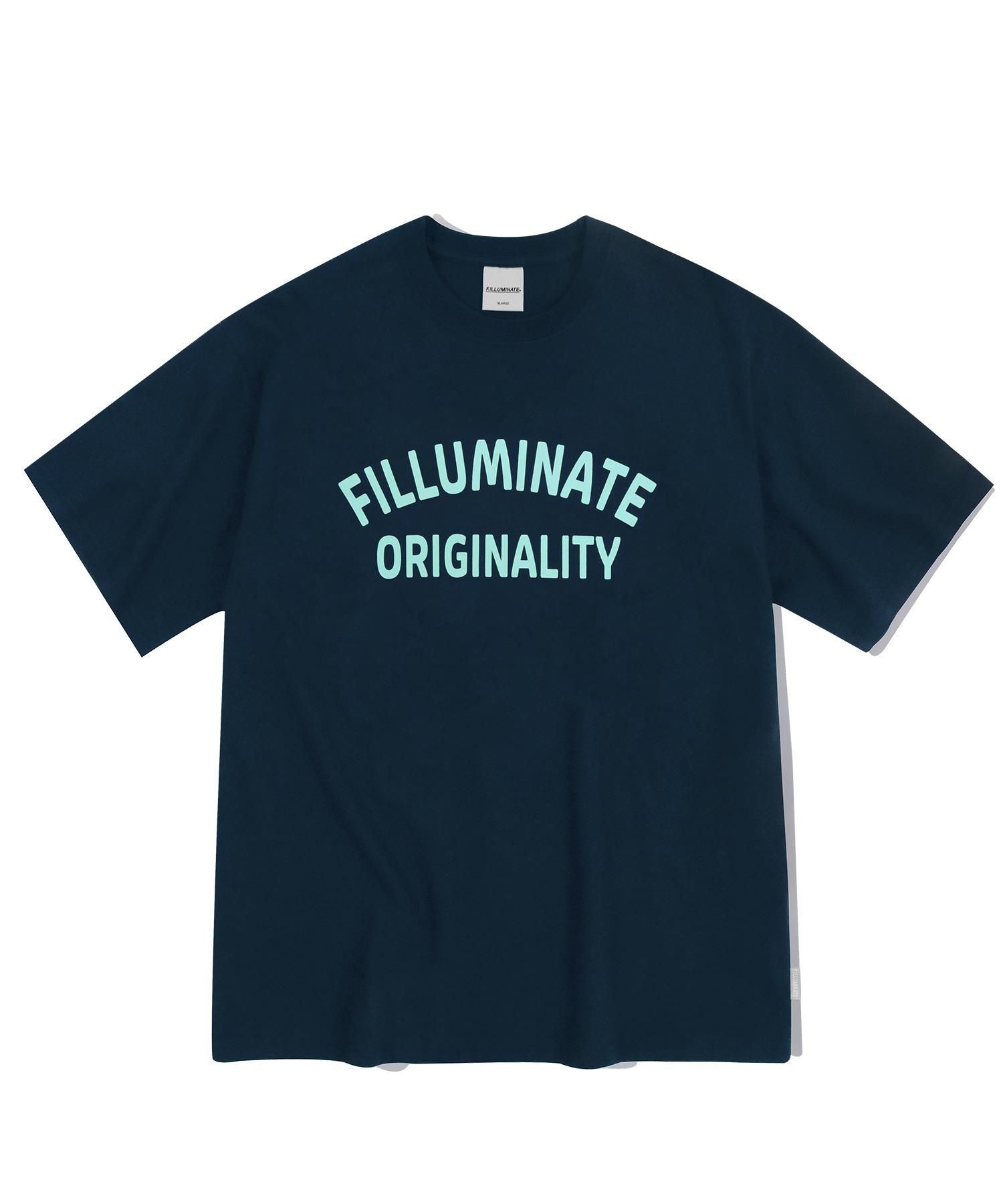 Illuminate Oversized Originality Arch T-Shirt - Navy Navy/L