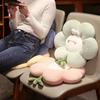 Adorable Pink Rabbit Flower Plush Pillow Soft Toy For Office Seat Cushion And Tatami Mat