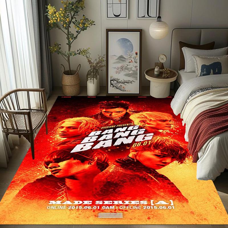 BigBang Last Dance: Osaka 2017 Carpet Floor Mats Doormat Room Protective Pad Christmas Gifts