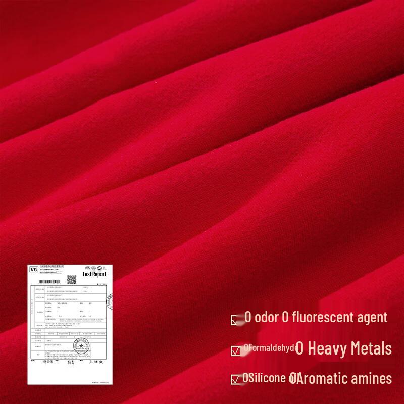 Langsha Red Thermal Underwear Couple Gift Set