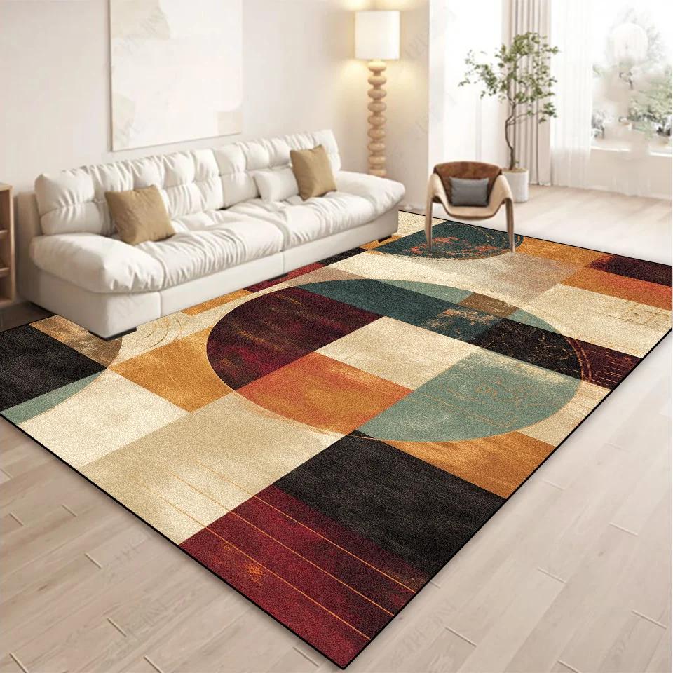 Heimdekoration Abstrakte Teppiche Wohnzimmer Einfache Geometrie Teppiche Flur Sofa Bereich Bodenmatte Zimmertür Eingang Flur Dekor Teppich