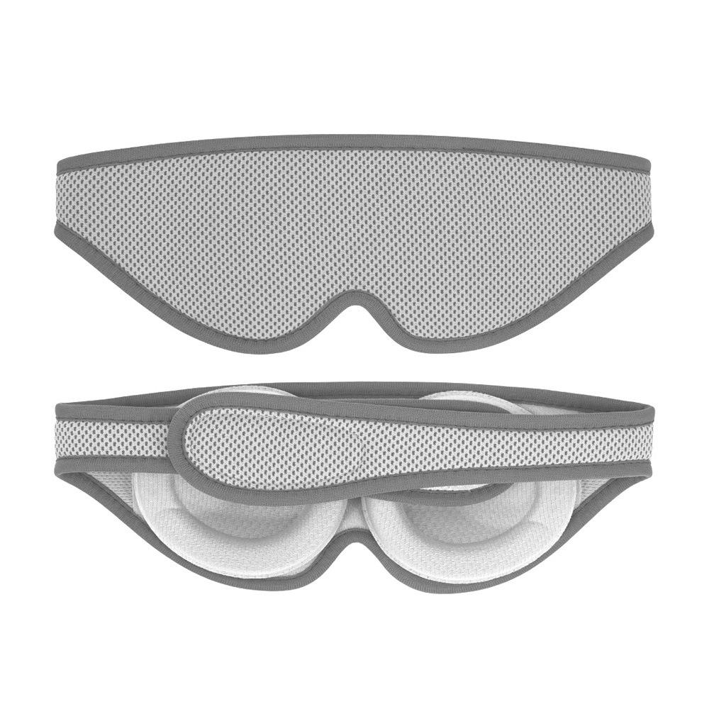 

Adjustable 3D Contour Sleep Eye Mask - Light-Blocking Gray EM041 Eye Mask (Bagged)