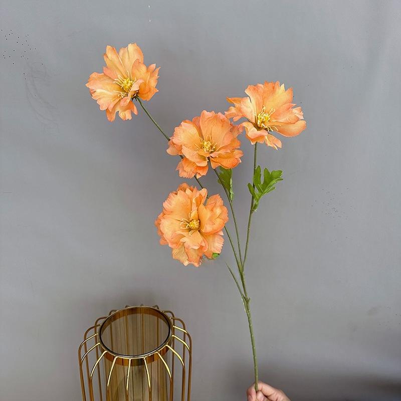 1pc Artificial Flower Stem, Valentine Day, Gift Gifts Birthday Graduation,Garden Decor,Outdoor Plant,Gardening,Fake Flowers