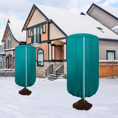 Plant Freeze Protection Cover Frost Cloth Blankets with Zipper Drawstring Large Reusable