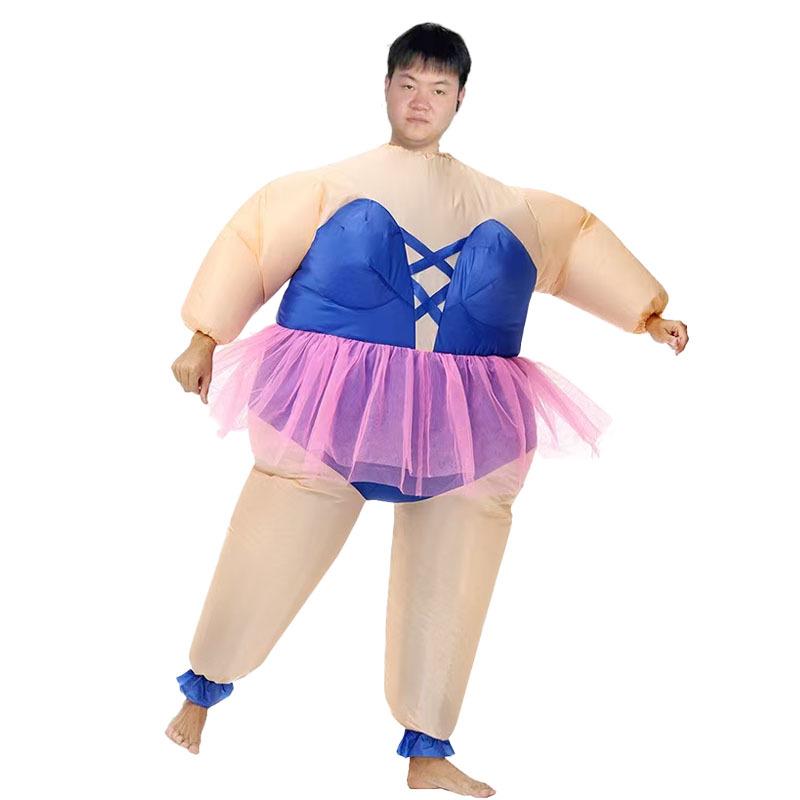 Adult Inflatable World Cup Football and Volleyball Costume - Funny Mascot for Parties and Events