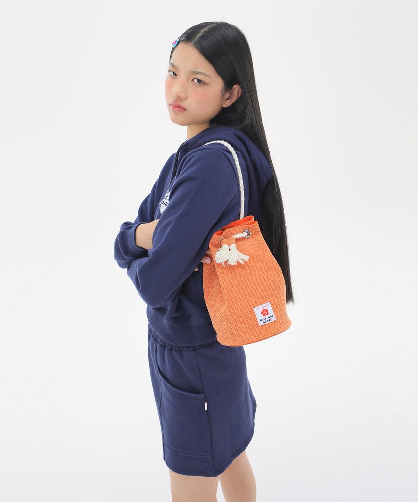 Junejune Space String Bucket Bag_Orange