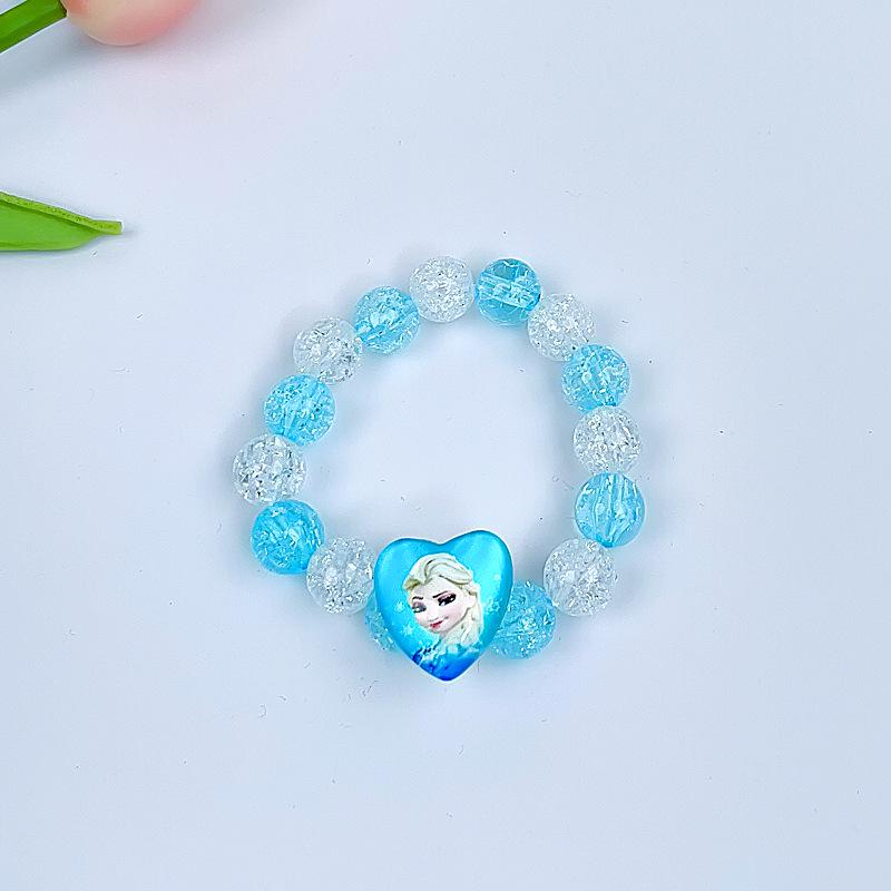 Cartoon Mermaid Pendant Beaded Bracelet for Girls
