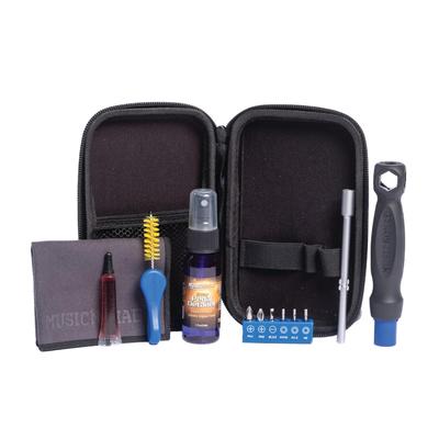 MusicNomad Guitar Pedal Cleaning and Care MN286 Kit, 12-Piece Set,