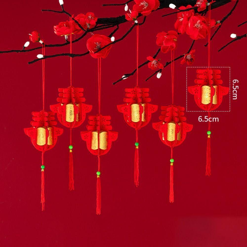 New Year Decorations Spring Festival Hanging Ornaments Plants Lantern Bonsai Pendant Home Supplies