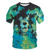 Funny Animal 3D Printing Short Sleeve Summer Outdoor Fashion Wear Tops Large Size Loose Men's T-Shirts