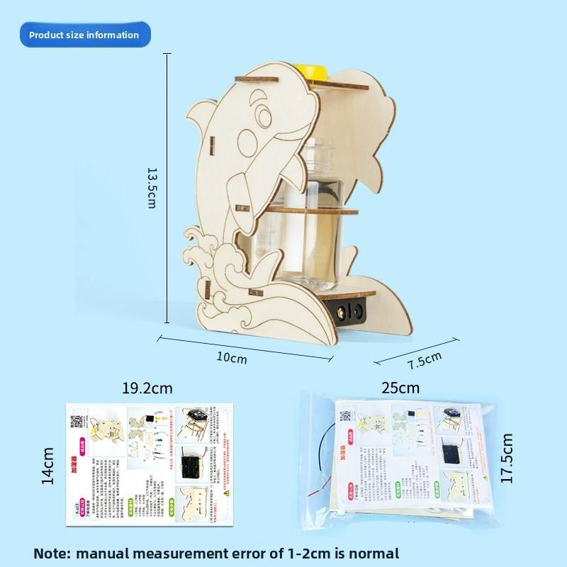 Kit d'humidificateur DIY pour expérience scientifique avec composants électriques pour enfants Jouet éducatif