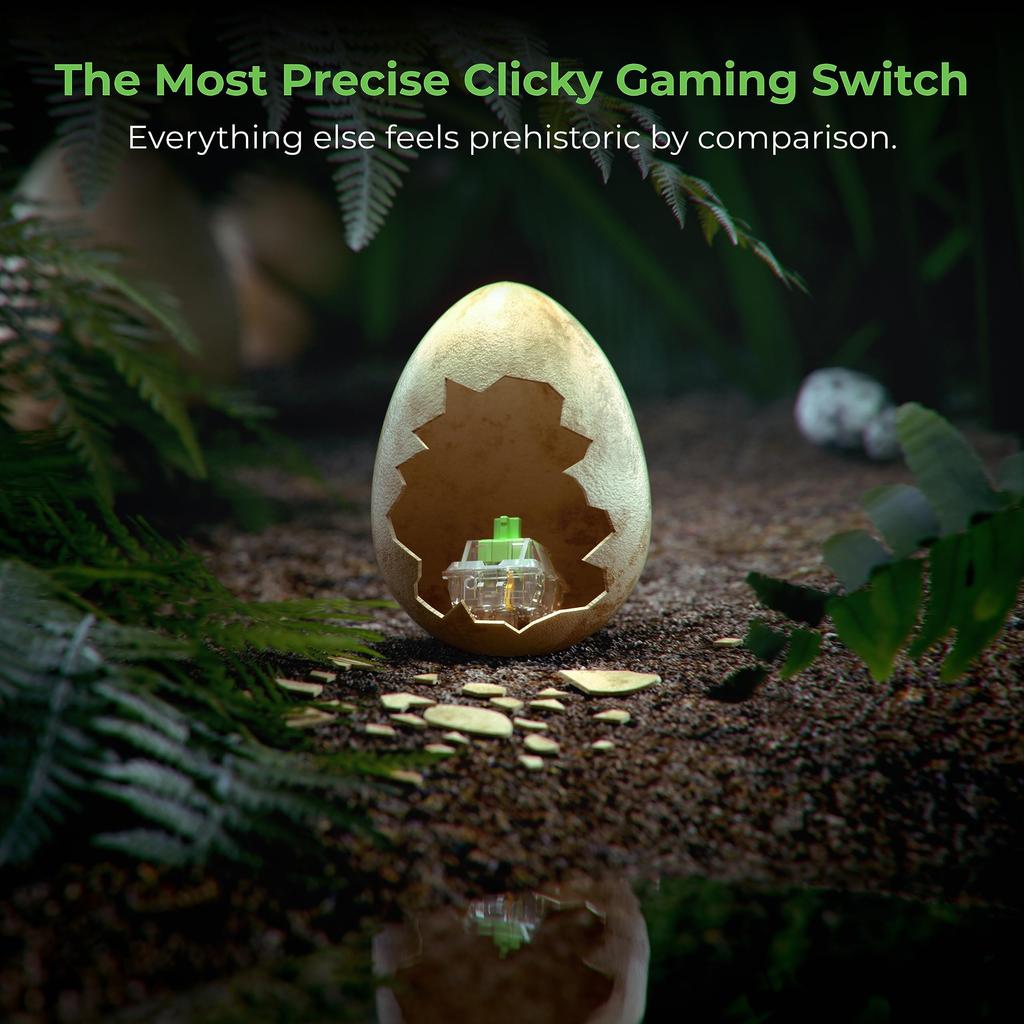 Glorious RAPTOR Clickey Switch Lubed, Pre-lubricated Key Switch (GLO-SWT-RAPTOR-LUBED KB759)