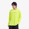 Baellob Unisex Ocean Wave Hooded Rash Guard Neon