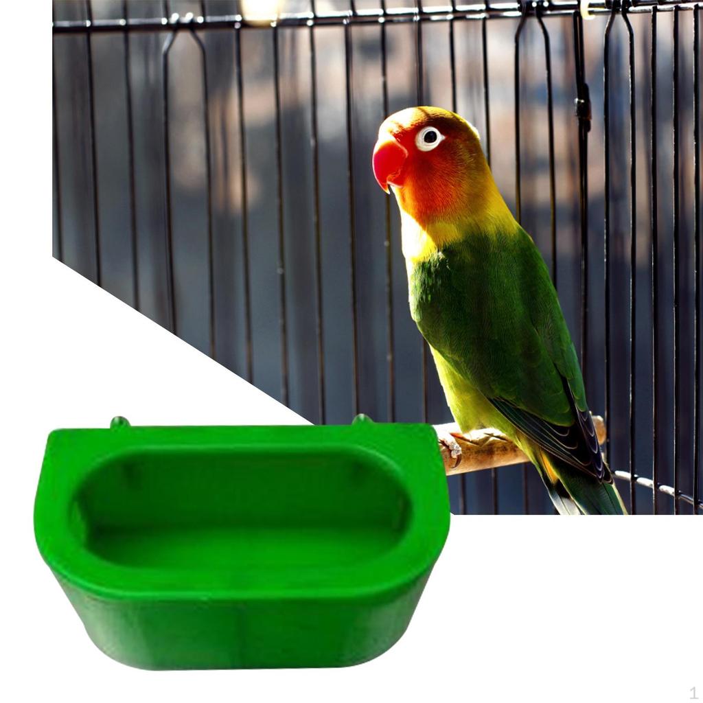 Dish Cups Parrot , for Parakeet African Greys Cockatiels Lovebird Budgie Chinchilla