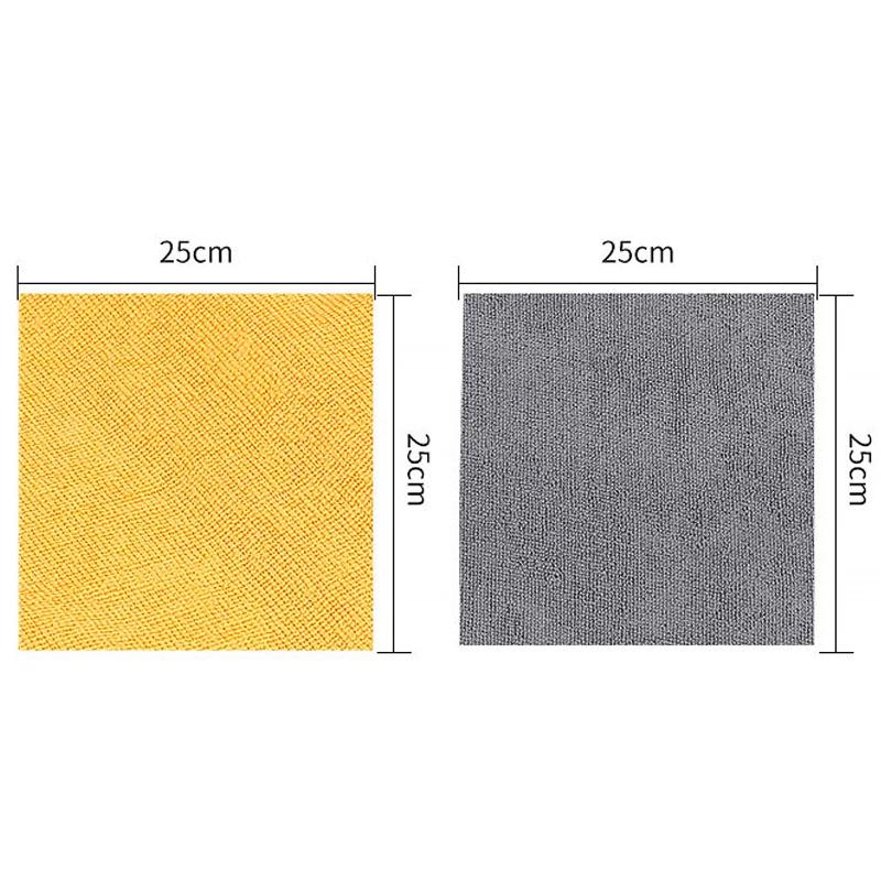 20PCS/Roll Microfiber Kitchen Towel Absorbent Cleaning Rag for Wash Bowl Dish Kitchen Clean Reusable Household Cleaning Tools