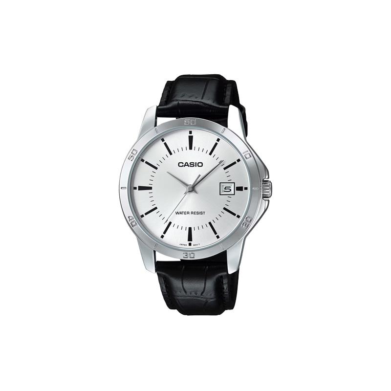 CASIO Customized watch modified series fashion and leisure life waterproof Quartz Steel Strap men s watch silver dial MT MTP-V004L-7A серебряный