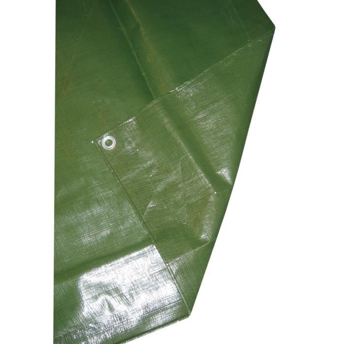 Bâche - Kerbl PolyGuard - 6x5m - Résistance Élevée À La Déchirure - Bord Renforcé - Hydrofuge