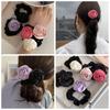 Hair Tie Rose Hair Rope Korean Style Elastic Hair Band Creative Silk Satin Hair Rope  Girl