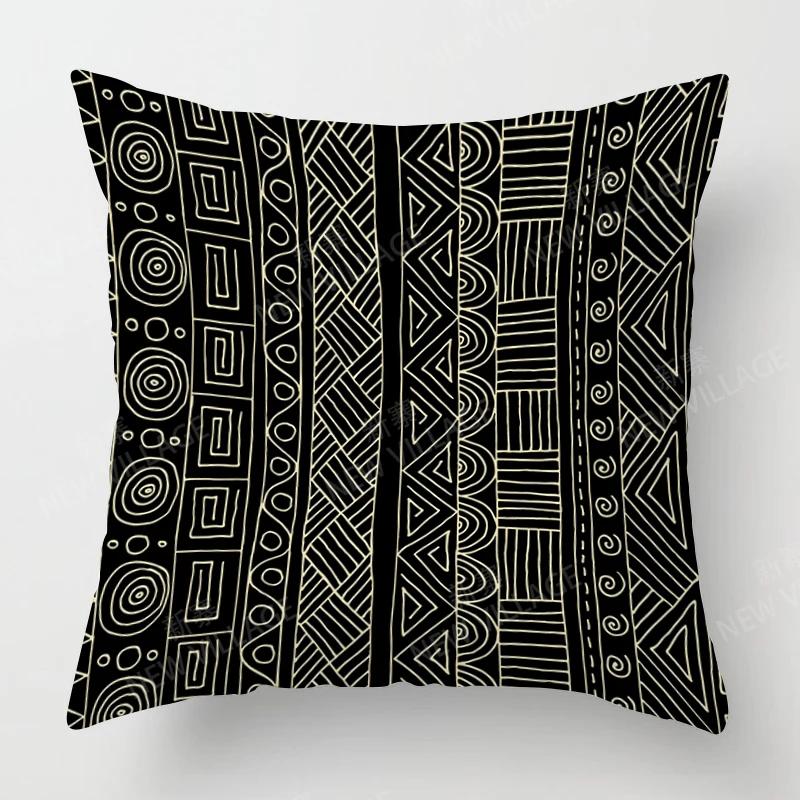 Nordic Fall Home Decor Throw Pillowcase Sofa Cushion Cover Modern 45x45cm 45*45 50x50 60x60cm 40x40 Boho Living Room Aesthetics