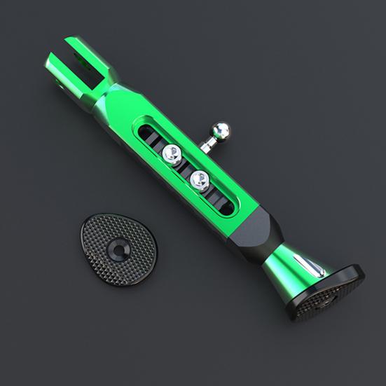 Béquille latérale réglable, fond antidérapant, Support de pied de stationnement latéral en alliage d'aluminium