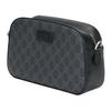 Gucci Canvas With Leather Camera Bag, Crossbody Bag, Shoulder Bag Small Mens Black Gray