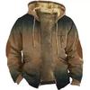 New Hooded Sweater Ethnic Style 3D Printing Casual Youth Trend Hooded Zipper Sweater