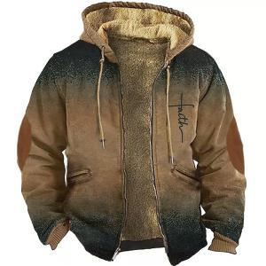 New Hooded Sweater Ethnic Style 3D Printing Casual Youth Trend Hooded Zipper Sweater