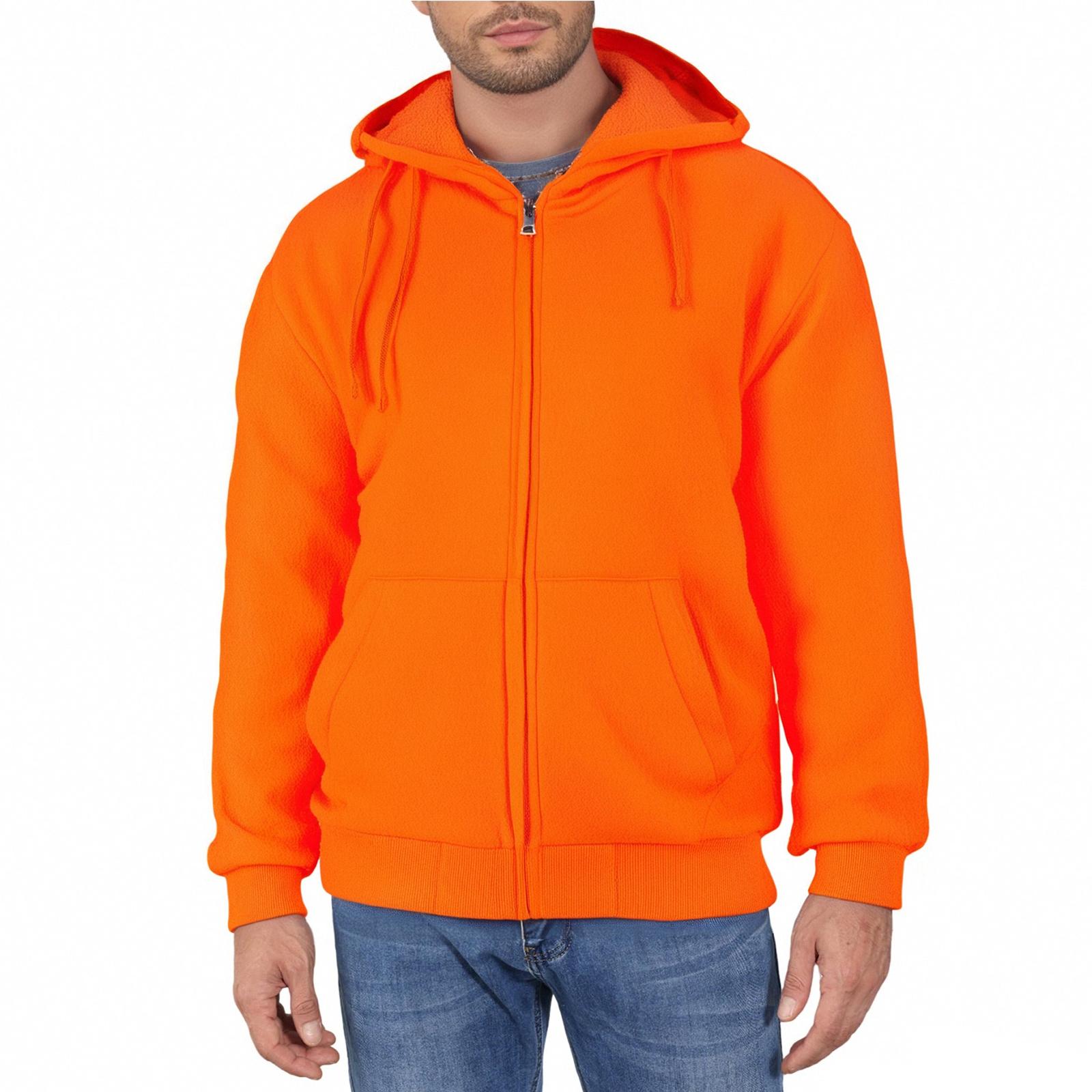 

Мужская толстовка оверсайз с капюшоном, легкий повседневный пуловер свободного кроя на осень XL шафрановый