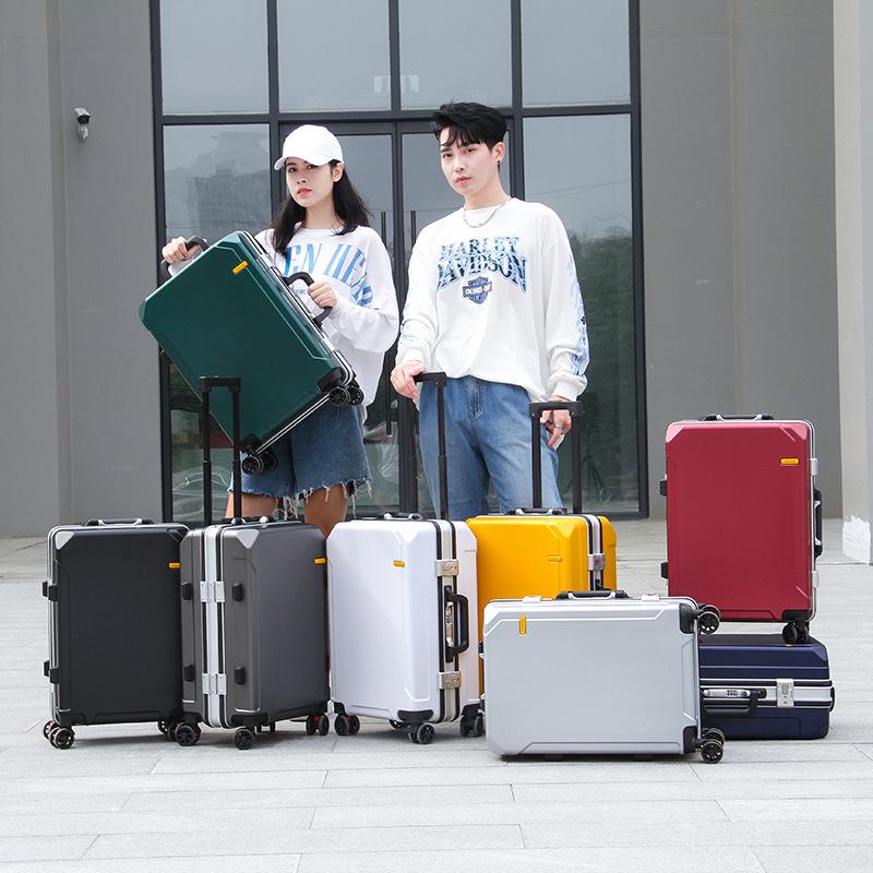High-End 22” Travel Suitcase: Sit-On Design, 20” Carry-On for Men, Women, College Students, Business, and Large Capacity 26” Trolley Case