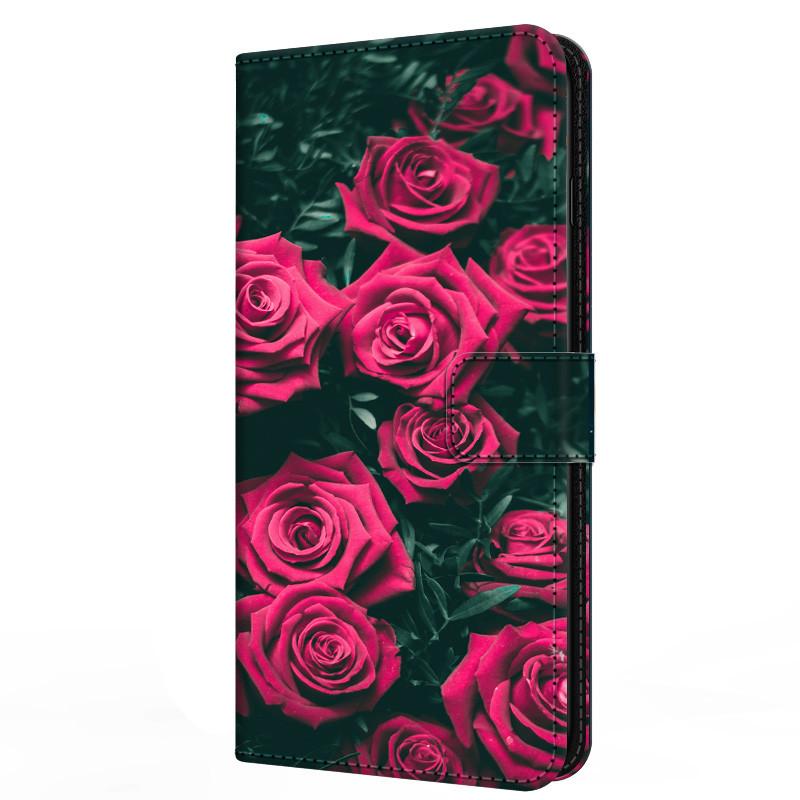 Buch Leder Süße Hülle Für Samsung Galaxy A12 A02 A03s A42 A32 4G A52s 5G Hülle Portemonnaie Blume Bemalt Kühl Ständer Klapp A 03s 12