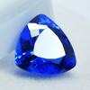 Natural Blue Tanzanite Loose Gemstone Unique Color Trillion Cut 4.25ct for Jewelry Making and Crafts