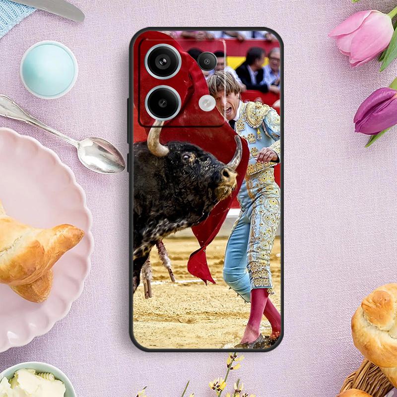 

Чехол Bullfighter для Redmi Note 13 Pro Plus Note 12 9 10 11 Pro 9S 10S 11S 12S Redmi 12 10 C 13C Cover Redmi Note 12 4G