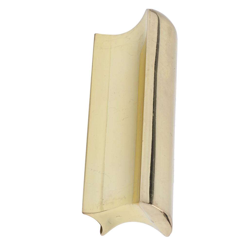 Guitar Slide Bar Stick Picks Stainless Steel Metal Antirust Solid Instrument Accessories(Gold )