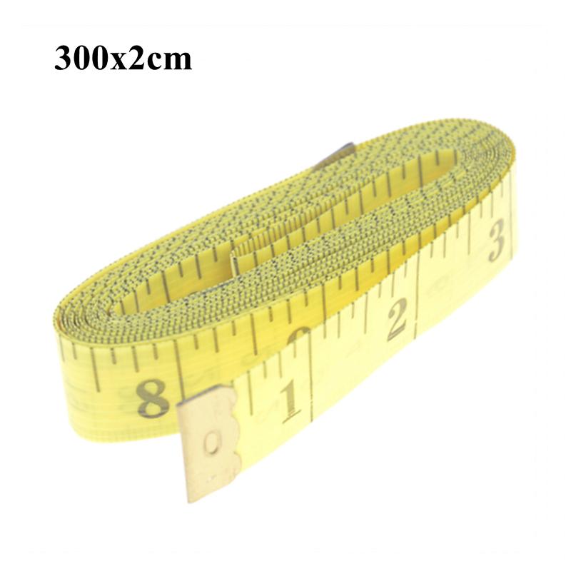 1PC 60in 150cm Body Measuring Ruler Sewing Tailor Tape Measure Mini Soft Flat Ruler Centimeter Meter Sewing Measuring Tape