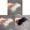 Black And White Feather Hair Claw Hairpin For Stylish Women Summer