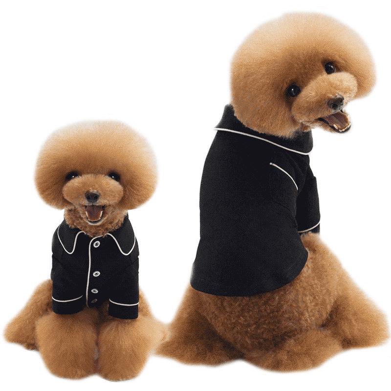 Spring & Summer French Bulldog Pajamas - Solid Color Pet Shirt for Dogs