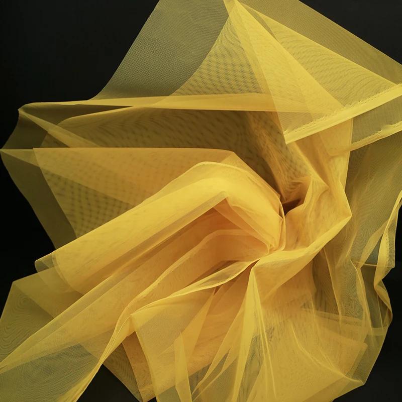 100x160cm Hard Tulle Mesh Fabric for DIY Wedding Dress Skirt Yarn Cloth Decoration Fabric by Per Meter Polyester Stiff Mesh