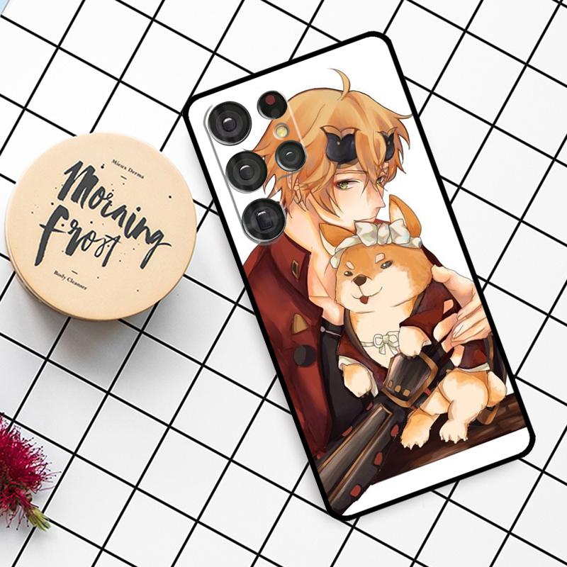 Thoma Genshin Impact Game Case For Samsung Galaxy S25 Ultra S23 S22 S21 S20 S24 Ultra S9 S10 Plus S25 FE Phone Cover