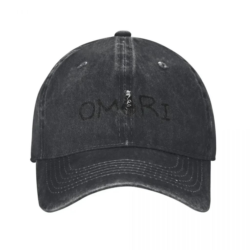 Men Women Omori Game Fans Hats Vintage Distressed Cotton Baseball Cap Adjustable