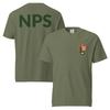 T-Shirt Logo Servizio Parchi Nazionali USA Punta di Freccia Comfort Colors T-shirt Tinto in Capo Unisex