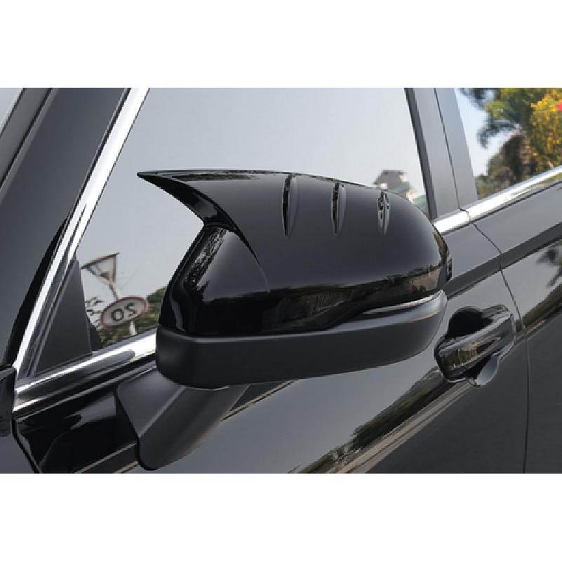 Накладка на зеркало заднего вида боковая крышка отделка для Honda CRV CR-V 2 шт. Глянцевый черный