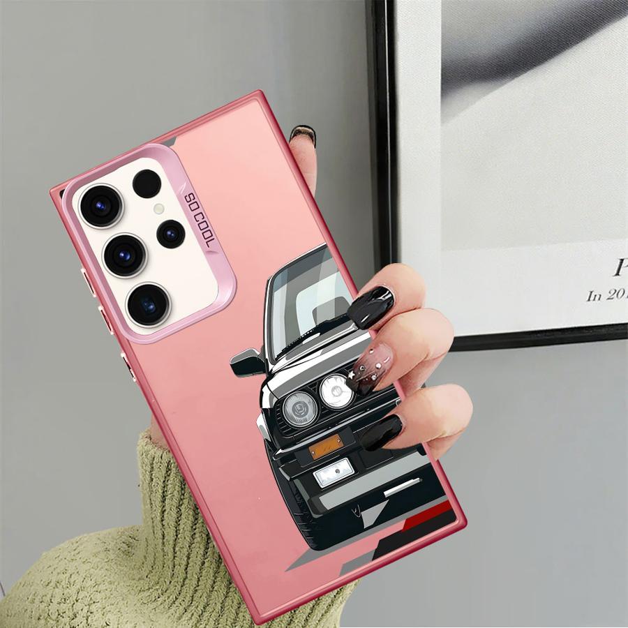 JDM Sprot Car Phone Case for Samsung Galaxy S23 S20 FE S25Plus S24Ultra S21 S25 S24 FE Note 20 Ultra S22 Ultra Soft Shell