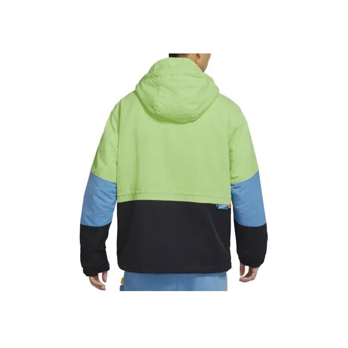 Nike Lebron Premium Utility Multi-Pocket Windproof Hooded Cotton Jacket Men Outerwear Blue DA6714-345