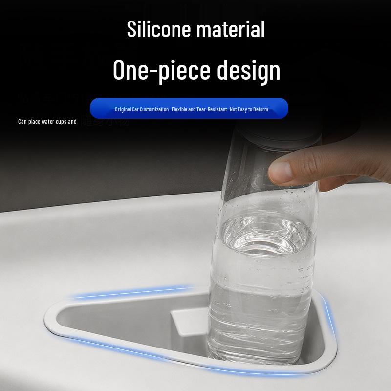Waterproof Silicone Cup Mat with Wireless Charging for Volkswagen ID.ERA9X