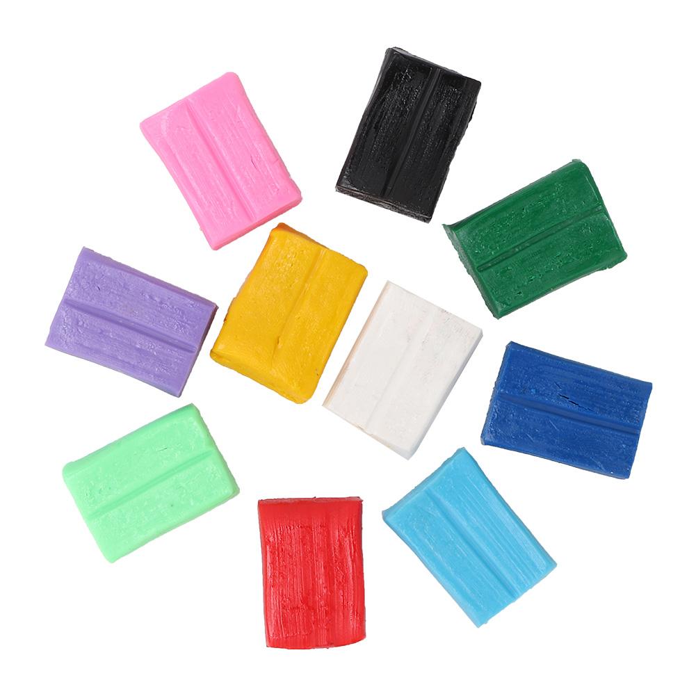 

Популярный практический набор цветов полимерной глины 10 DIY экологически чистая мягкая глина