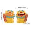 2Pcs Mascot Ornament Chinese Style Lucky Dancing Lion Model Decoration Holiday Gifts Office Decorations