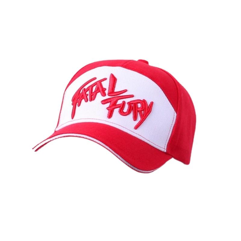 Fatal Fury Terry Bogard Bestickte Baumwoll-Baseballkappe Hip Hop Style