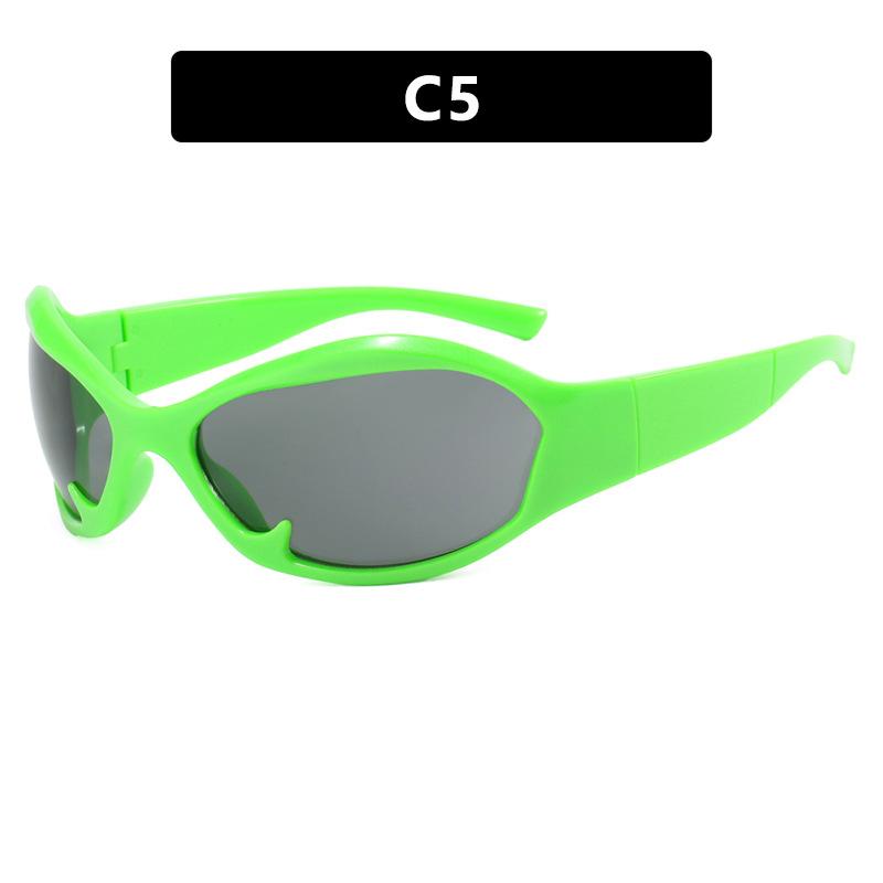 YK men's sunglasses European and American retro new sunglasses personalized fashion hip-hop sunglasses trend