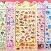 Autocollant Animal Cartoon Kawaii 3D Mignon Amusant DIY Autocollants Cristal 3D Gaufrés pour Scrapbook Journal Papeterie Décoration